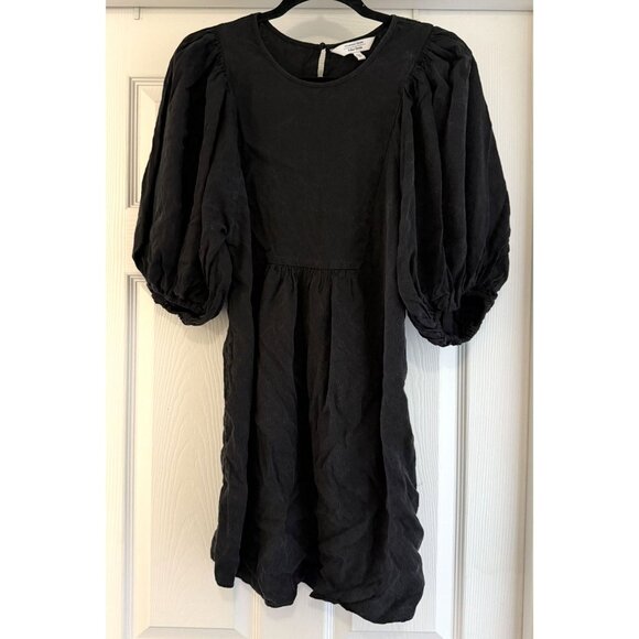 A& Other Stories Women's Cotton Balloon Sleeve Mini Dress Size 6 Bohemian - Picture 1 of 7